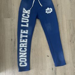 Light Washed Blue Oversized Flare Joggers