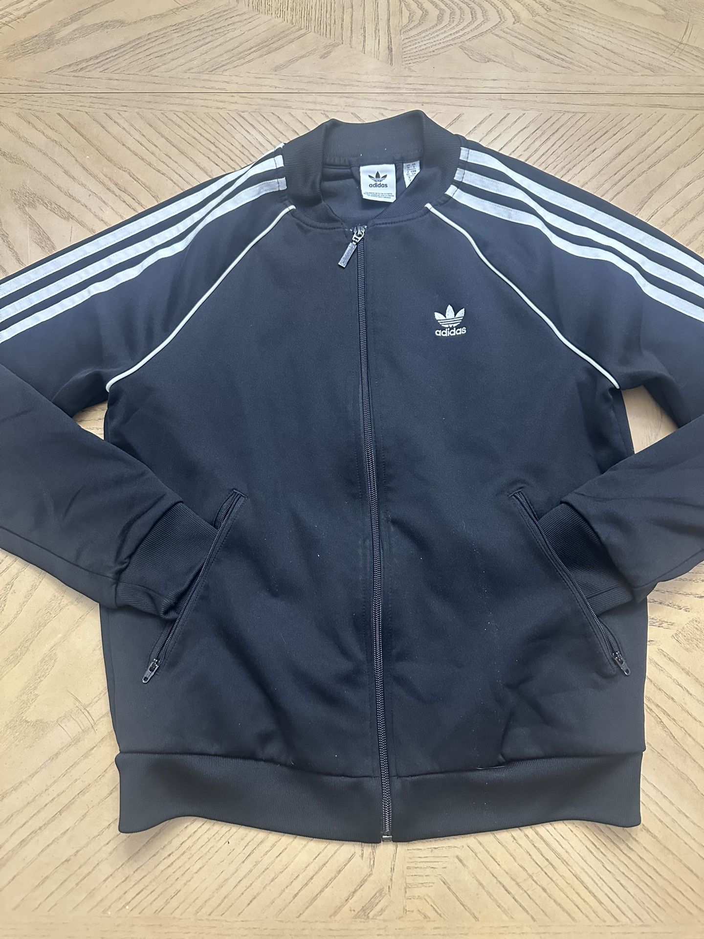adidas Originals Classics Beckenbauer Black Retro Rare Track Jacket Men Size small
