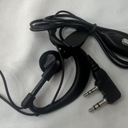 2-PaiPack Two-Way Radio Earpiece with Mic Ear Hooks Walkie Talkie Headset, Compatible with with Baofeng UV-5R BF-888S Arcshell Retevis H-777 RT21 RT22