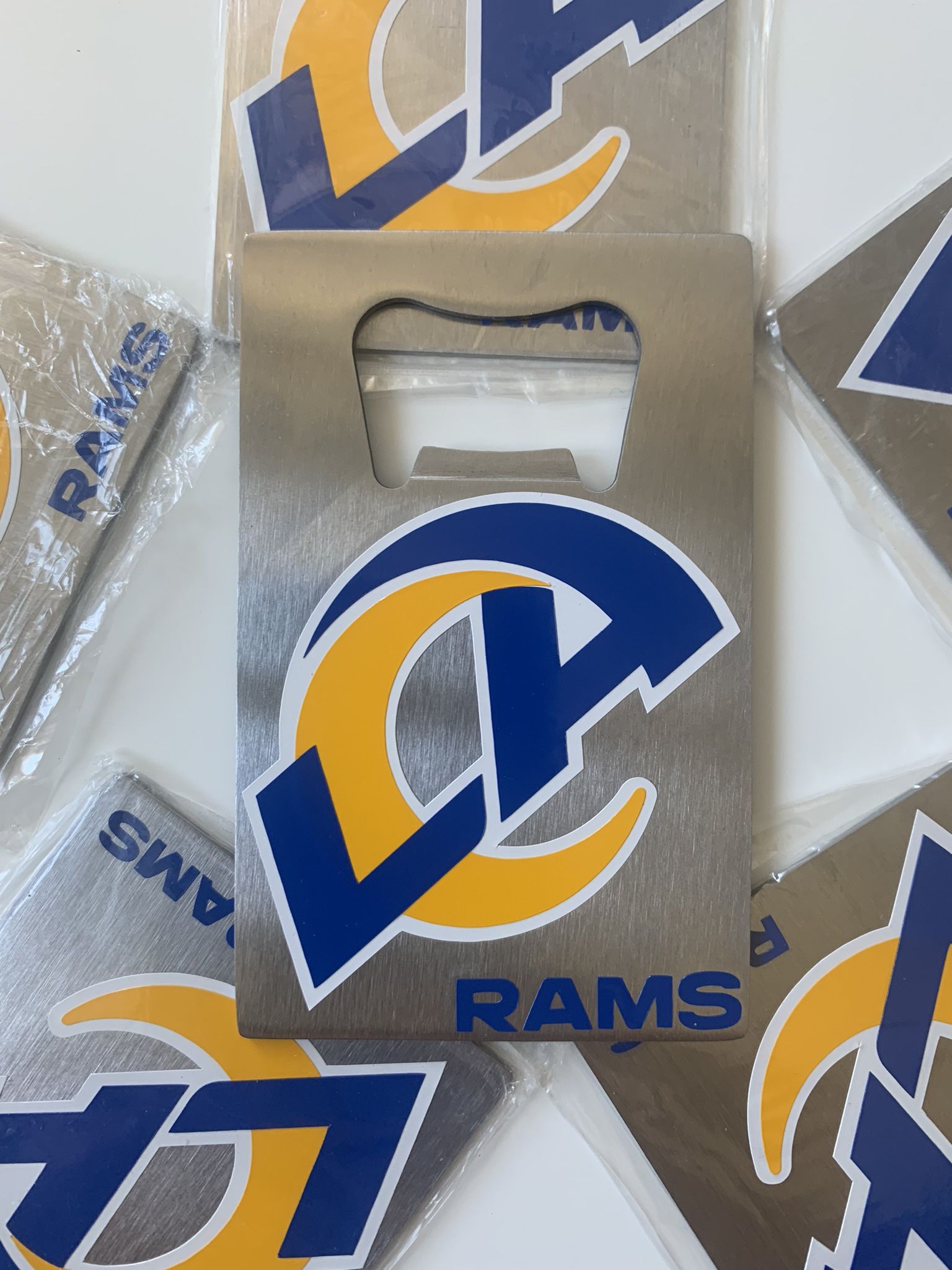 LA RAMS BEER BOTTLE OPENER