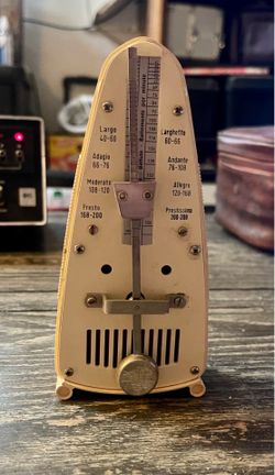 Vintage Wittner Taktell Piccolo Metronome - Ivory