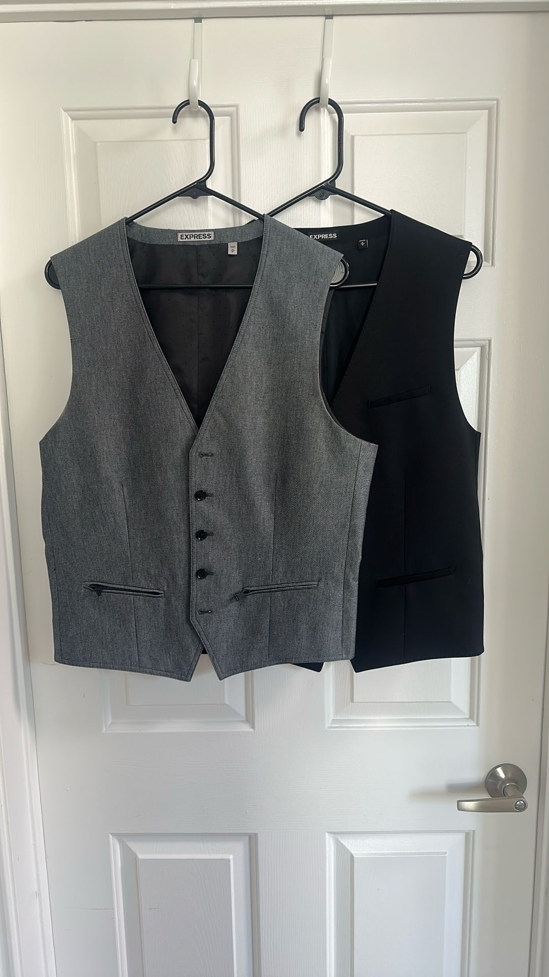 Two Express Suit Vests - Size medium 