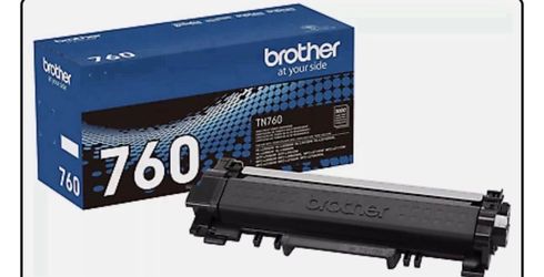 Brother TN-760 High-Yield Toner Cartridge - Black