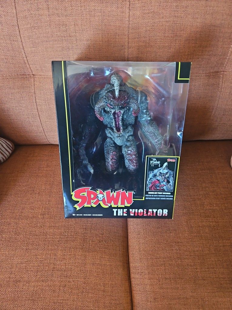 Mcfarlane Toys Spawn  BloodyViolator With Signed Autograph