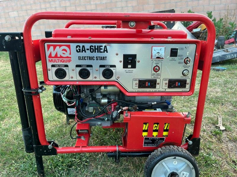 MQ- Multiquip 6000 Watts Generator