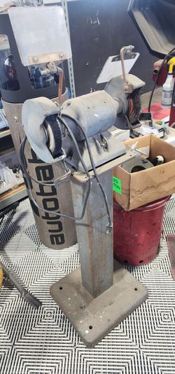 Autohone Double-End Bench Grinder on Stand