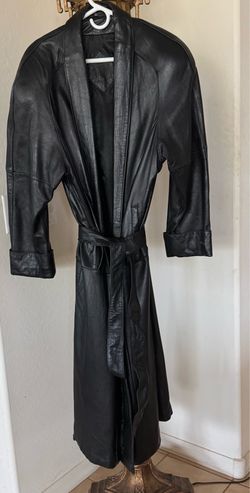 Lady’s Leather Trench Coat
