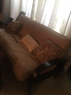Brown Futon
