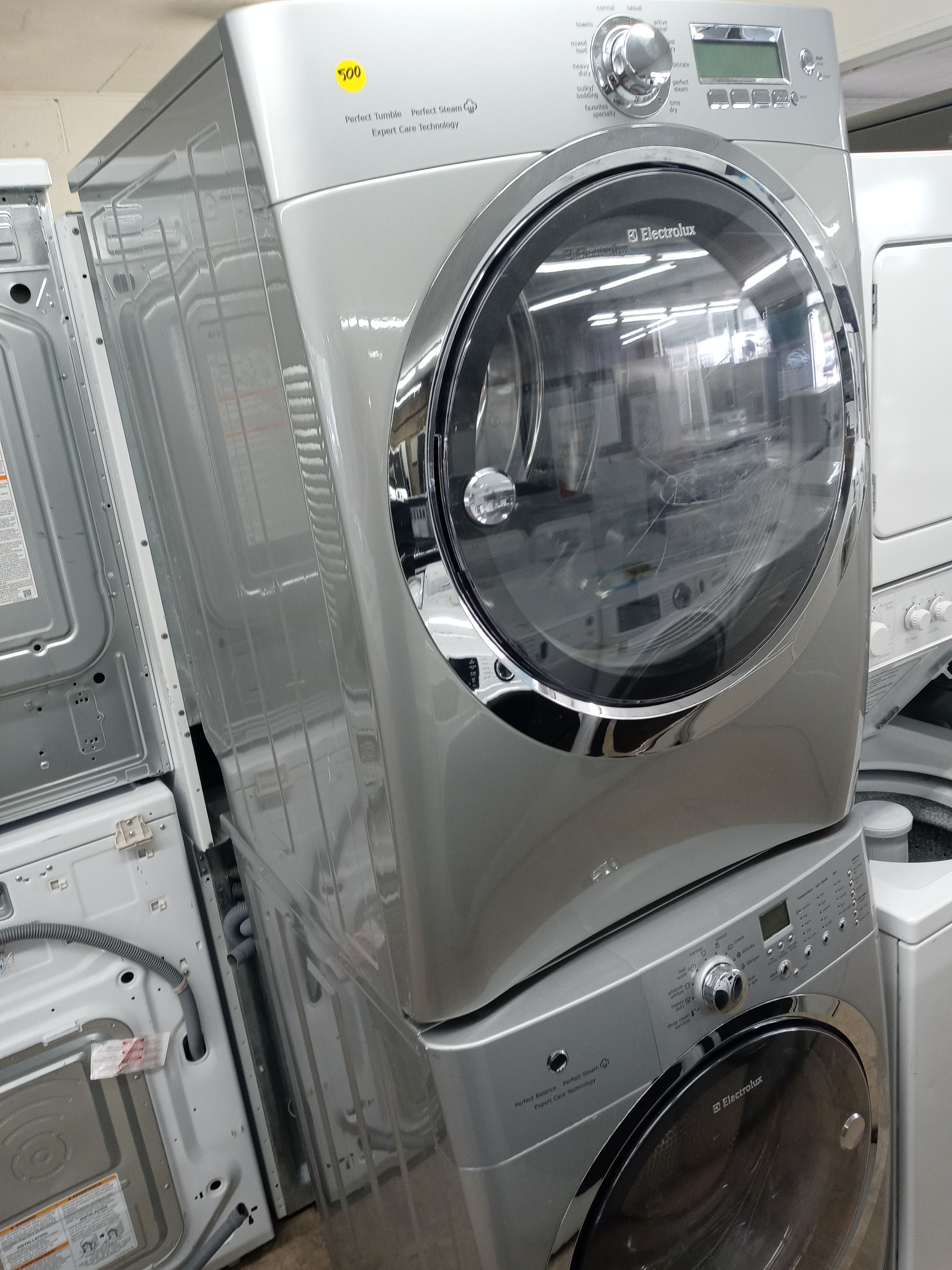 Electrolux gray stackable front load washer and dryer set - Free delivery