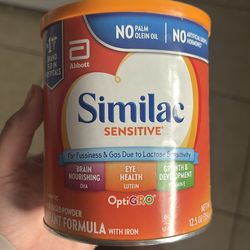 similac sensitive formula cans!
