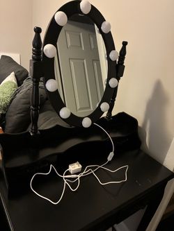 Vanity Desk Black Desk