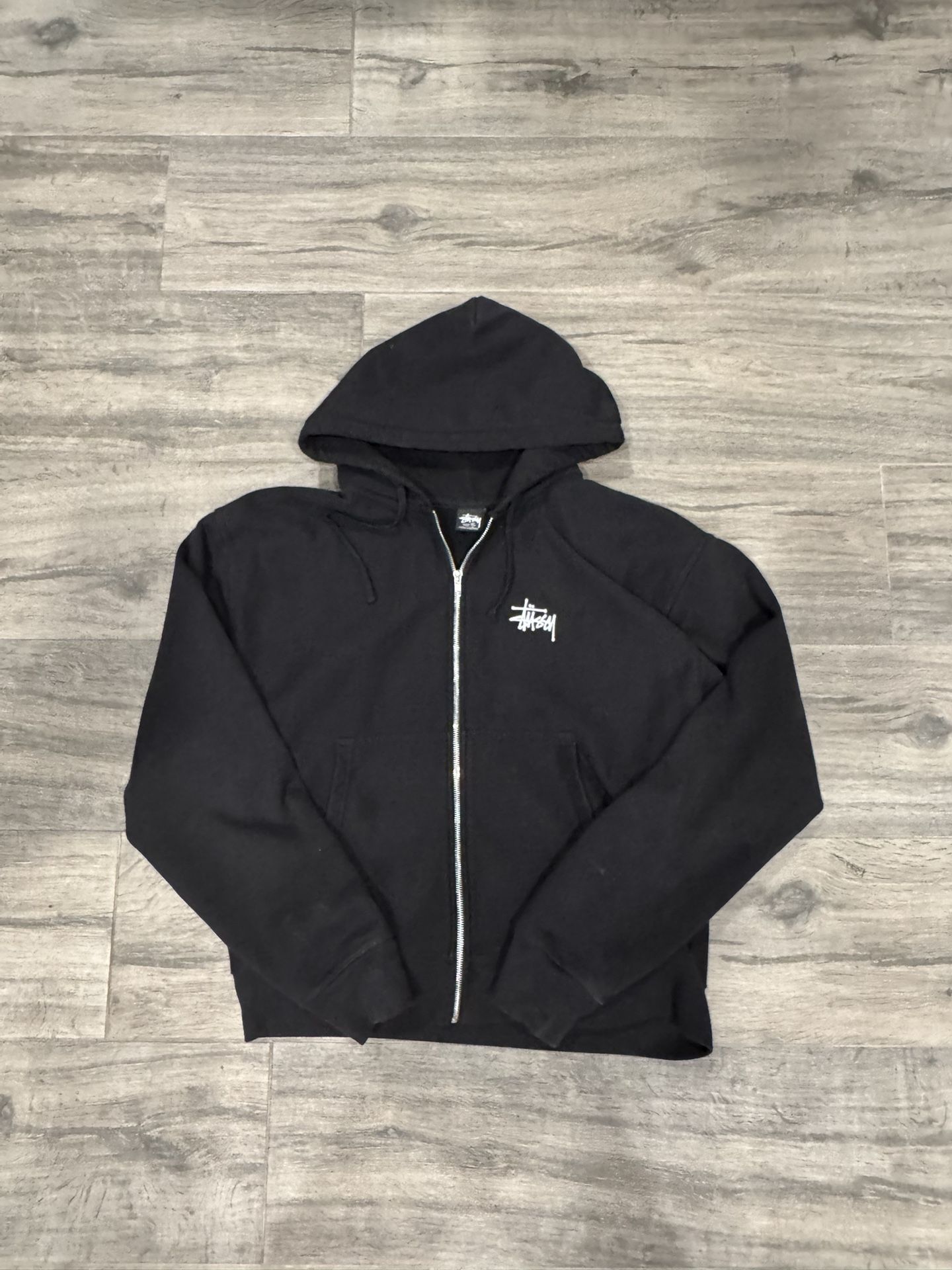 Stussy Black Zipup Mens Size XL