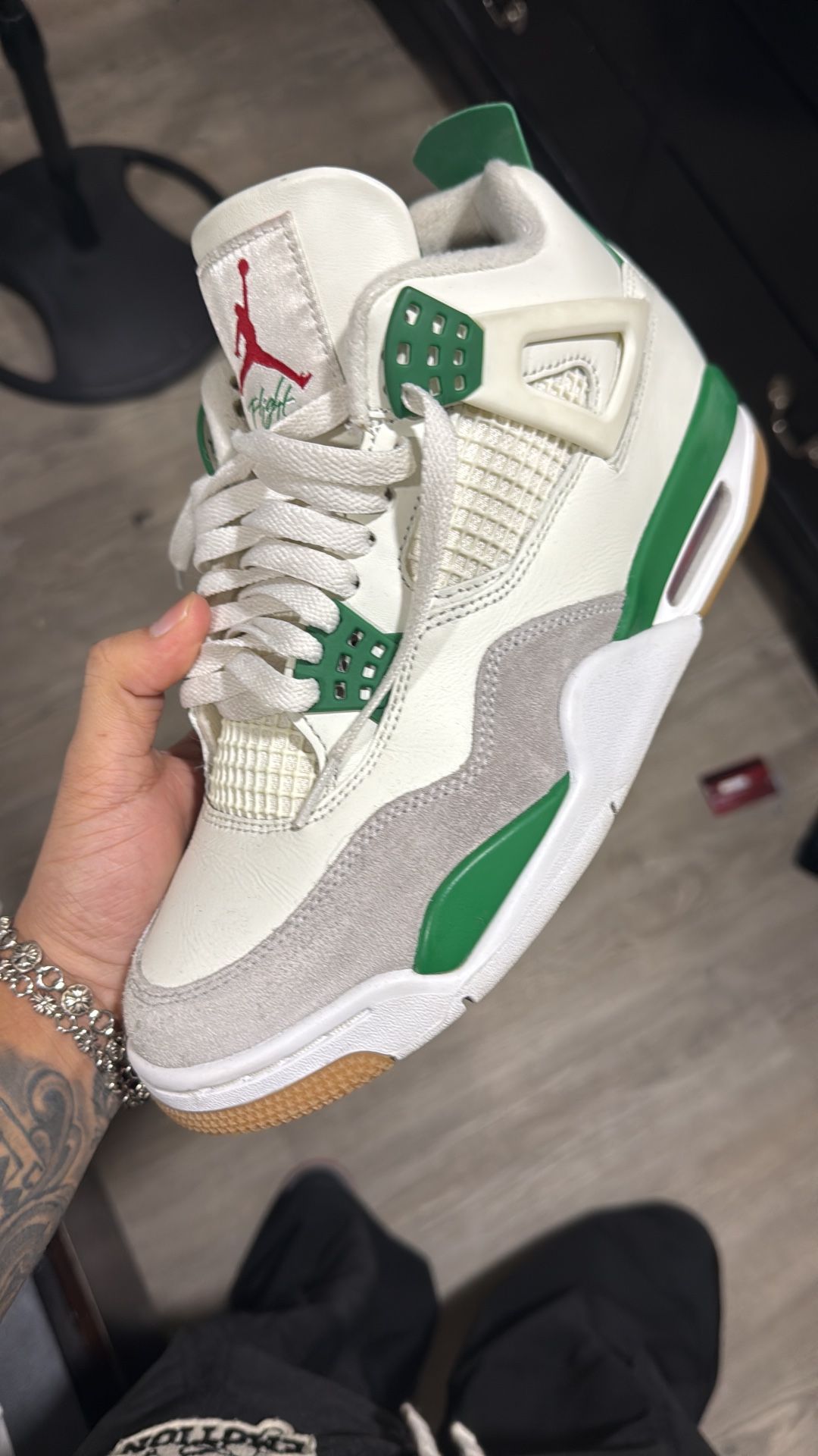 Jordan 4s SB Pine Green