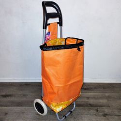 NEW Foldable Rolling Shopping Cart 