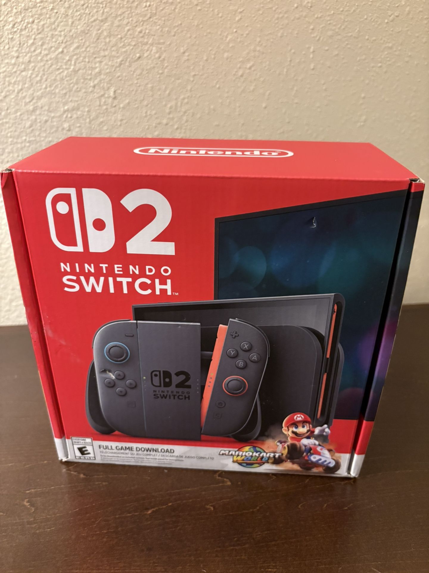 Nintendo Switch V2 W Mario Kart 8 Deluxe