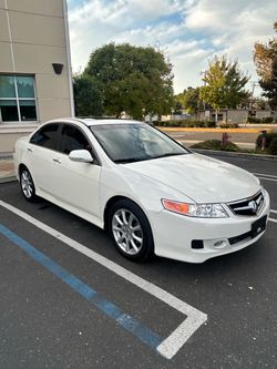 Acura TSX White 4-Door Sedan