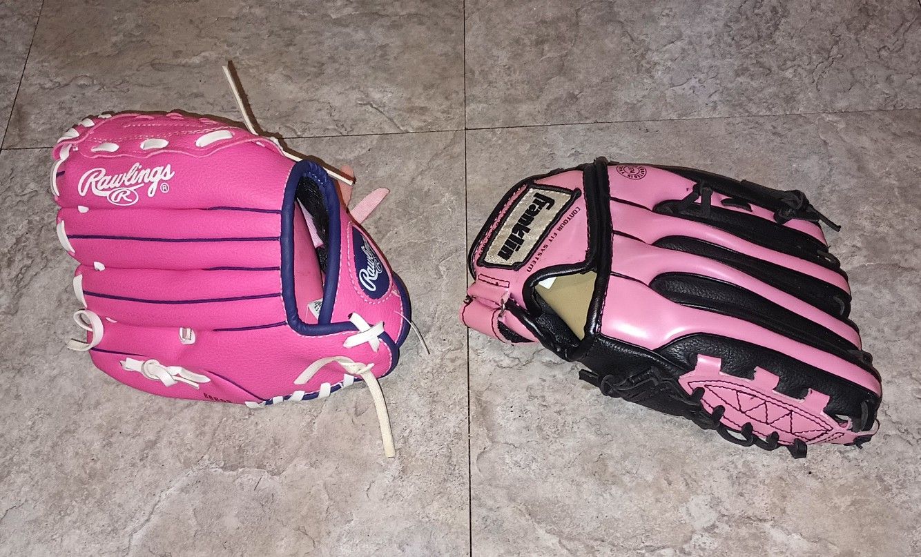 Rawlings Player Series Youth 9" Ball & Franklin Baseball Glove $5 For Both