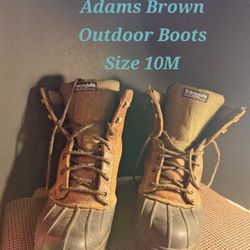 Men's Stacy Adam's Brown Outdoor Boots Size 10M-$30