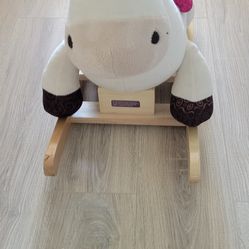 New Box Pampers and Used  Baby Rocking Horse