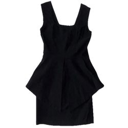 Women’s Black Peplum Dress Size Medium