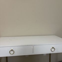White Vanity Desk