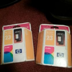 Hp 23 Tri Color Ink Cartridges 2 Pl