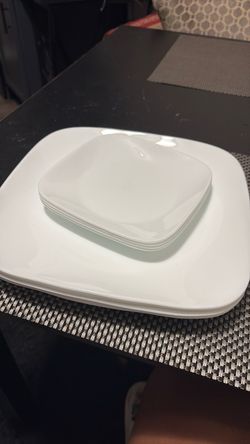 Corelle Vitrelle -Pure White Set (8)