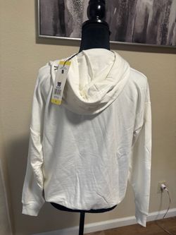 Buffalo David Bitton White Hoodie Sweatshirt