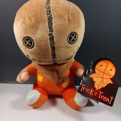 Trick ‘r Treat Big Head Soft Sam Crochet Plush Figure Halloween 7" New