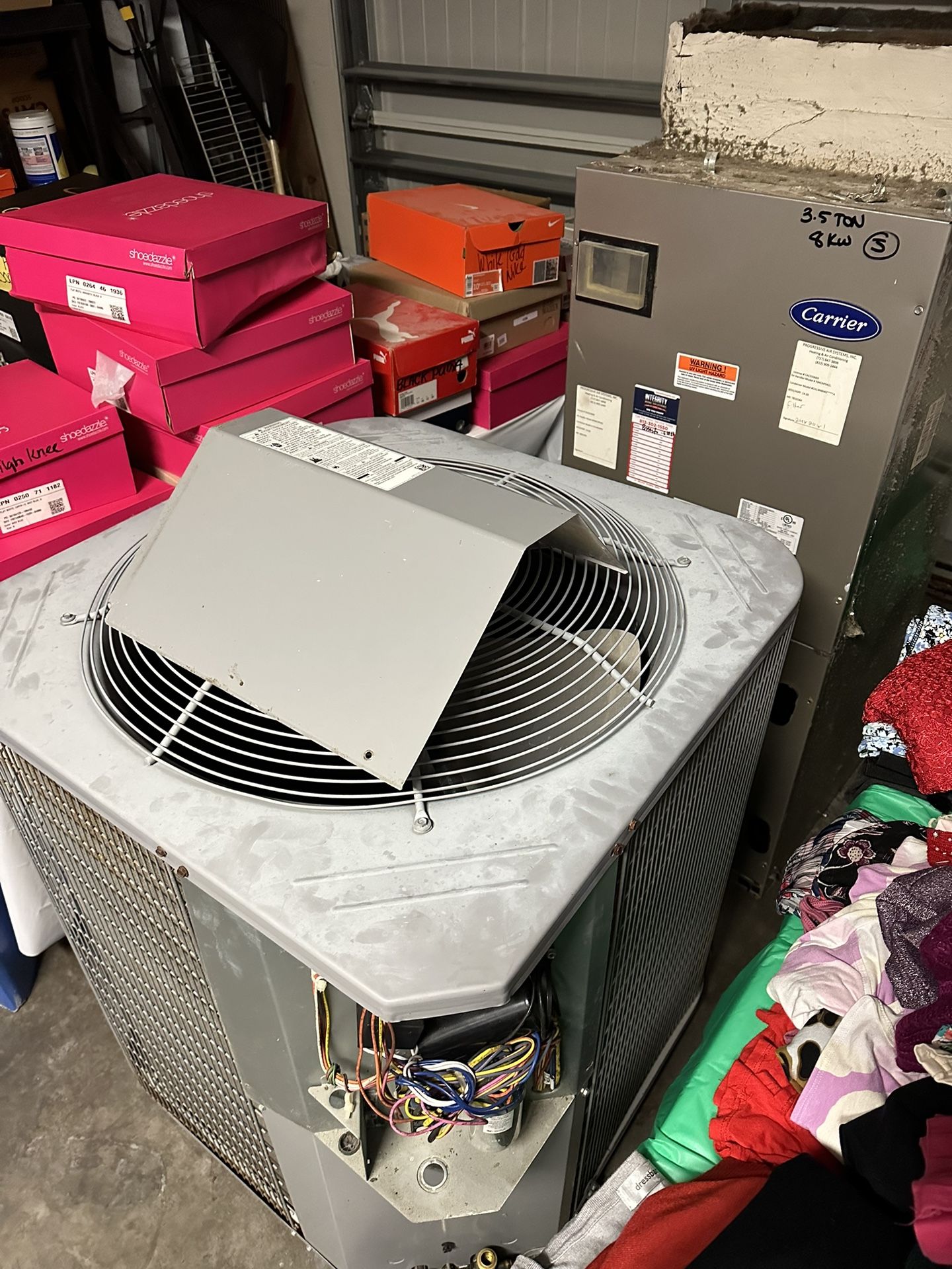 Carrier 3 1/2 ton heat pump system for Sale in Tampa, FL - OfferUp