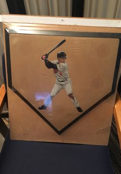 Cal Ripken hand painted Home plate