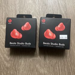 Beats Studio Buds Red BRAND NEW SEALED 