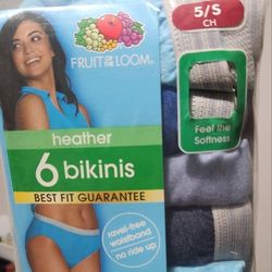 Women Fruit Of The Loom Bikini Underwear