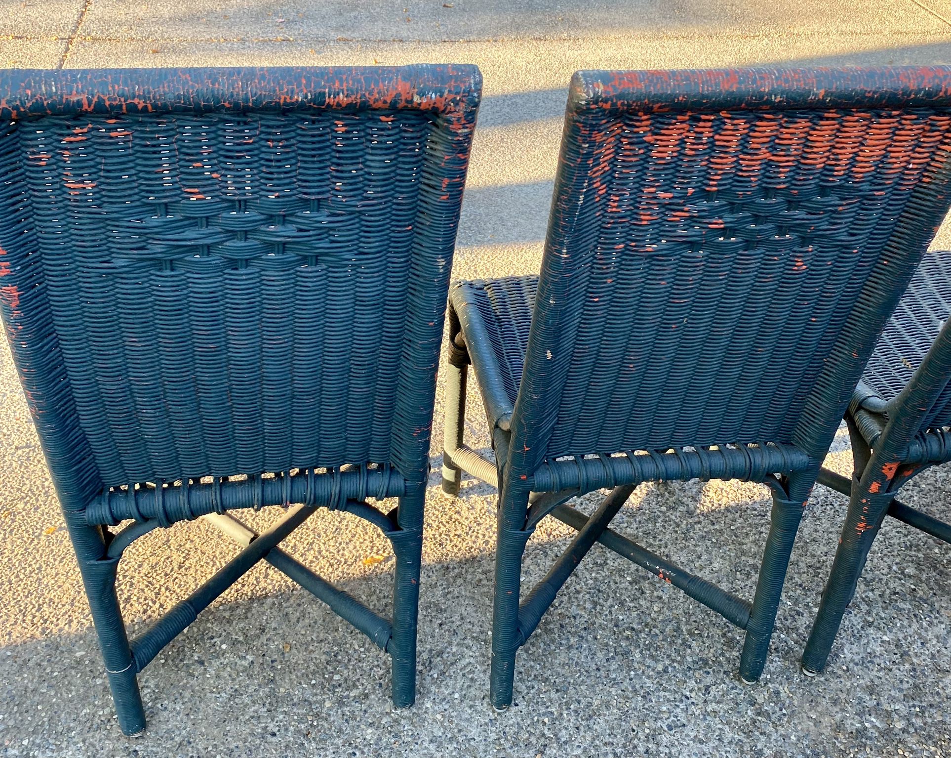 Antique Wicker Project Chairs