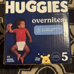 Huggies Overnight Size 5, 44 Ct - TRADE