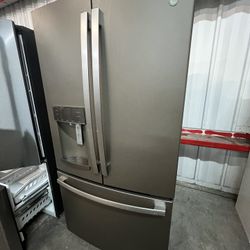 Ge Fingerprint Resistant Slate Counter, Depth Refrigerator, 2021