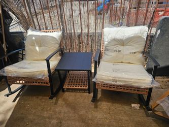 3pc Wicker Style Patio Set