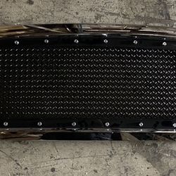 Chrome And Black Grille For [09-12] [Dodge Ram 1500]