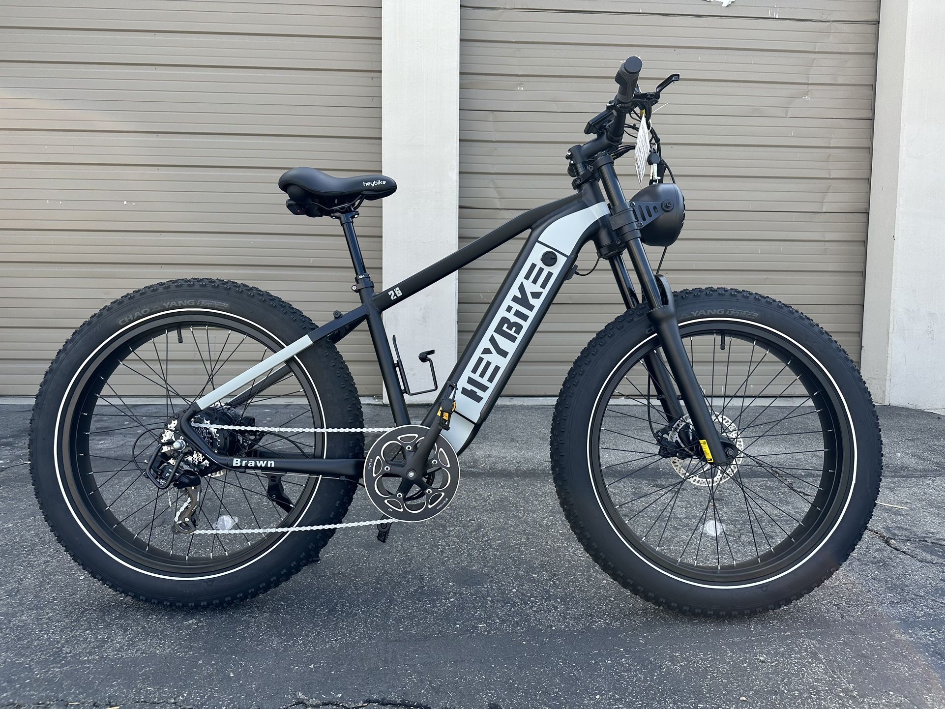 HEYBIKE Brawn 750 Watts 26” Fat Tire Electric Bike In Gray