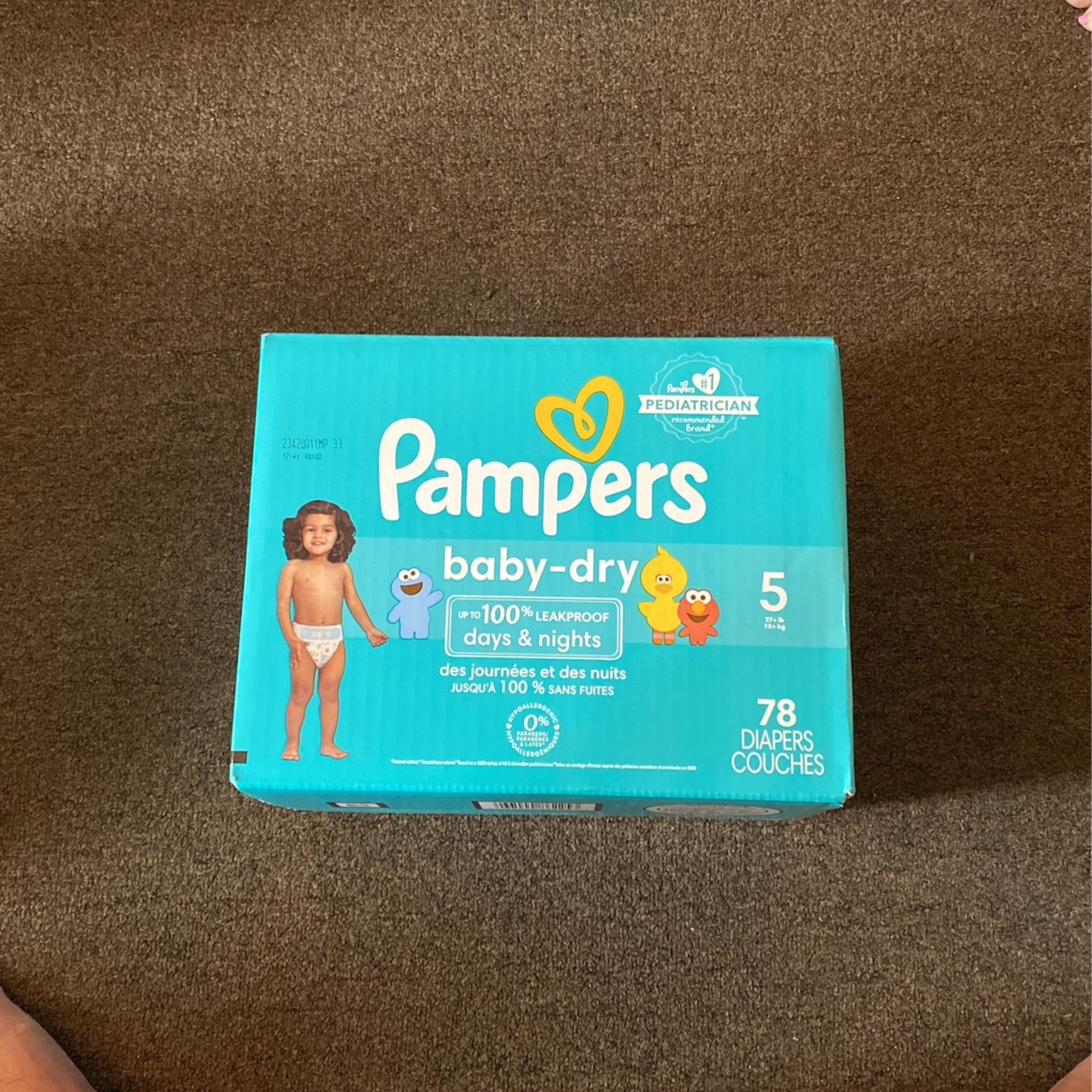 Pampers (Size 5, 78 ct)