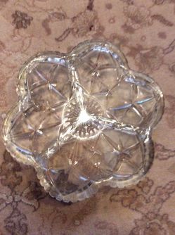 Vintage Crystal serving dish