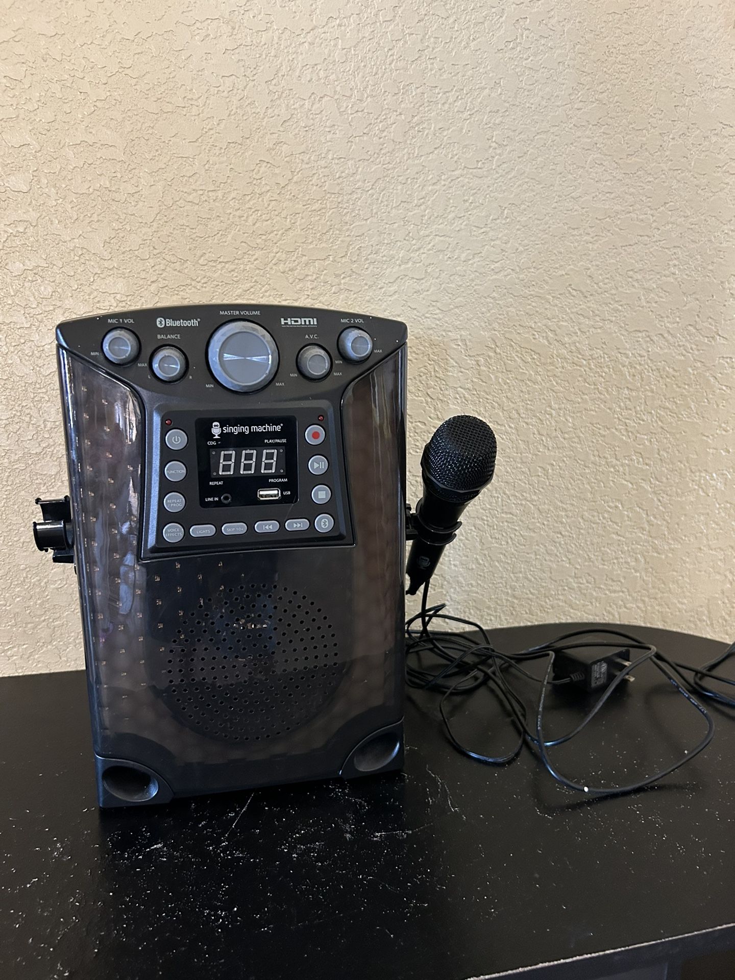 karaoke machine with mic