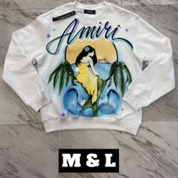 Amiri White Sweatshirt 