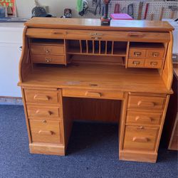 Oak Bedroom Set with Desk