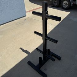 Olympic Barbell Weight Tree Rack