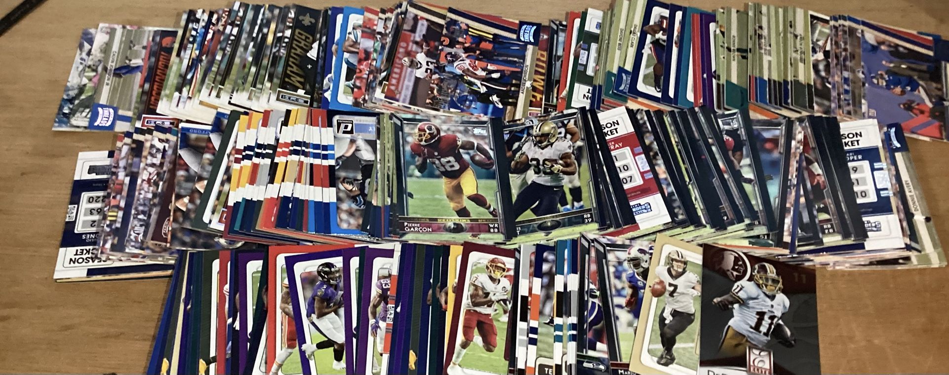Over 300 NFL Football cards 2010s-2020s