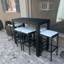 Patio Table With 6 Chairs 