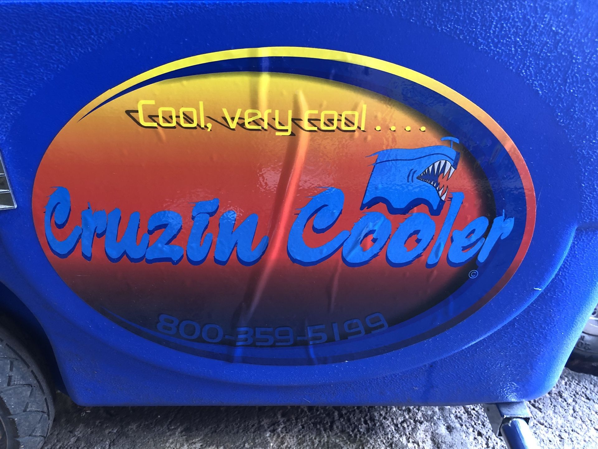 Cruzin cooler battery operated ride on cooler
