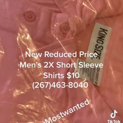 Men’s short sleeve shirts
