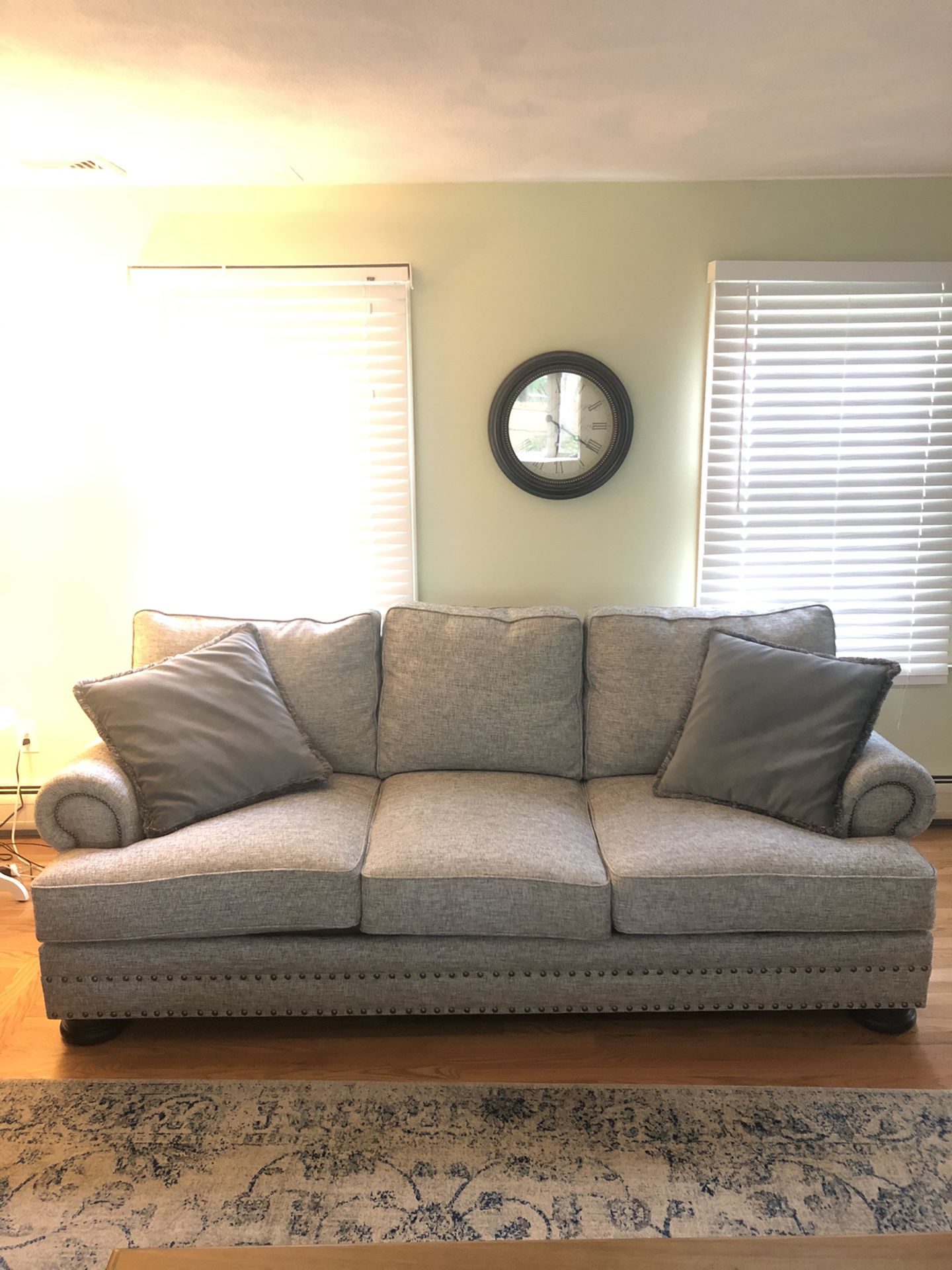 Sofa and Loveseat with Pillows - Foster II